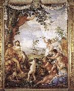 Pietro da Cortona The Golden Age by Pietro da Cortona. France oil painting artist